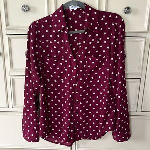 Express slim fit Portofino shirt size S